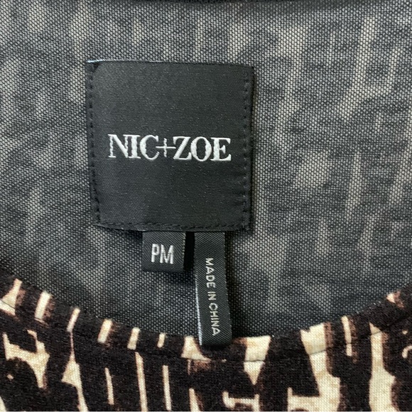 NIC+ZOE Women's Letterpress Dress, Size PM - Picture 4 of 6